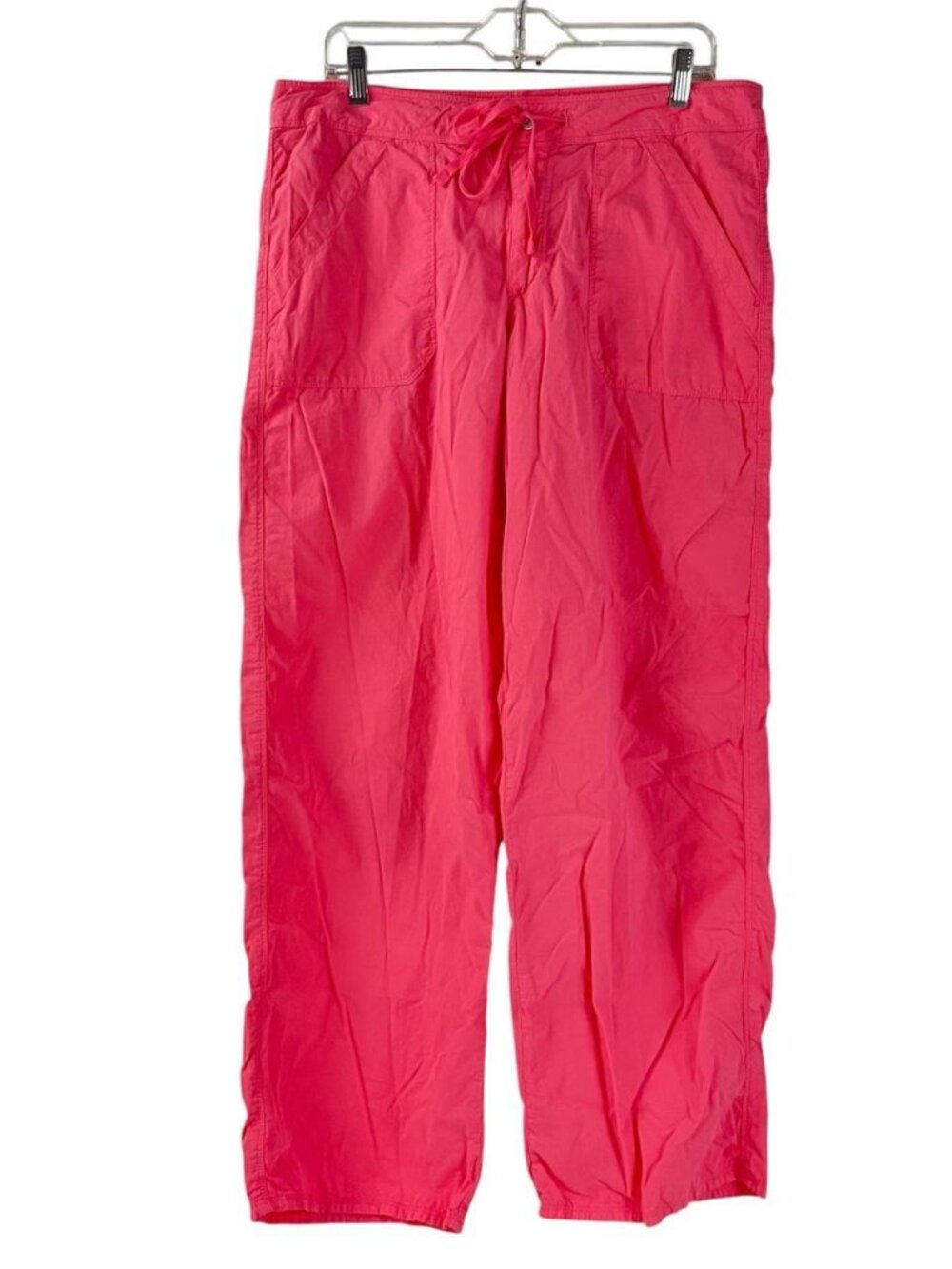 Fresh Produce Resort Pants Womens Large Drawstring Waist 100% Cotton Sheeting